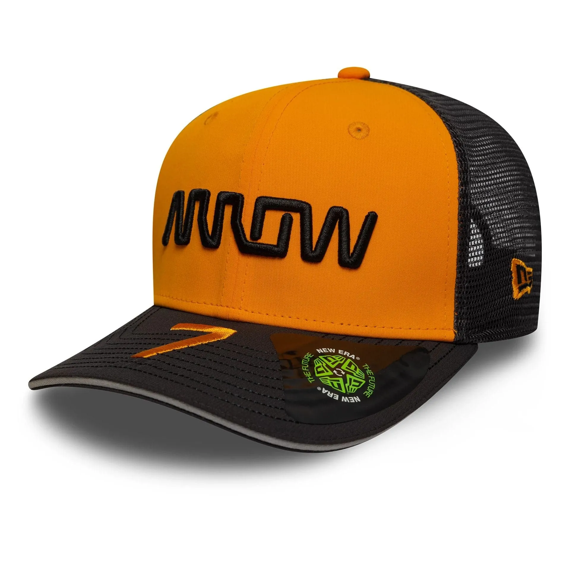 Arrow McLaren Indycar Replica Team Alexander Rossi Orange 9SEVENTY Stretch Snap Adjustable Cap NEW ERA