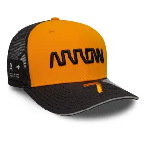 Arrow McLaren Indycar Replica Team Alexander Rossi Orange 9SEVENTY Stretch Snap Adjustable Cap NEW ERA