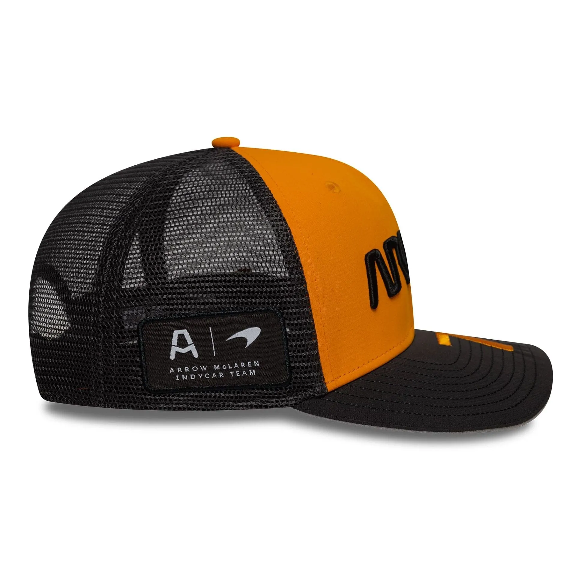 Arrow McLaren Indycar Replica Team Alexander Rossi Orange 9SEVENTY Stretch Snap Adjustable Cap NEW ERA