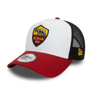 AS Roma Core White 9FORTY E-Frame Adjustable Trucker Cap NEW ERA