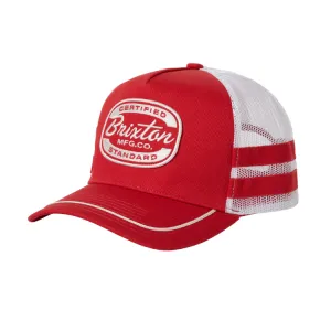 Brixton Copley NP HP Trucker Hat - Red/White