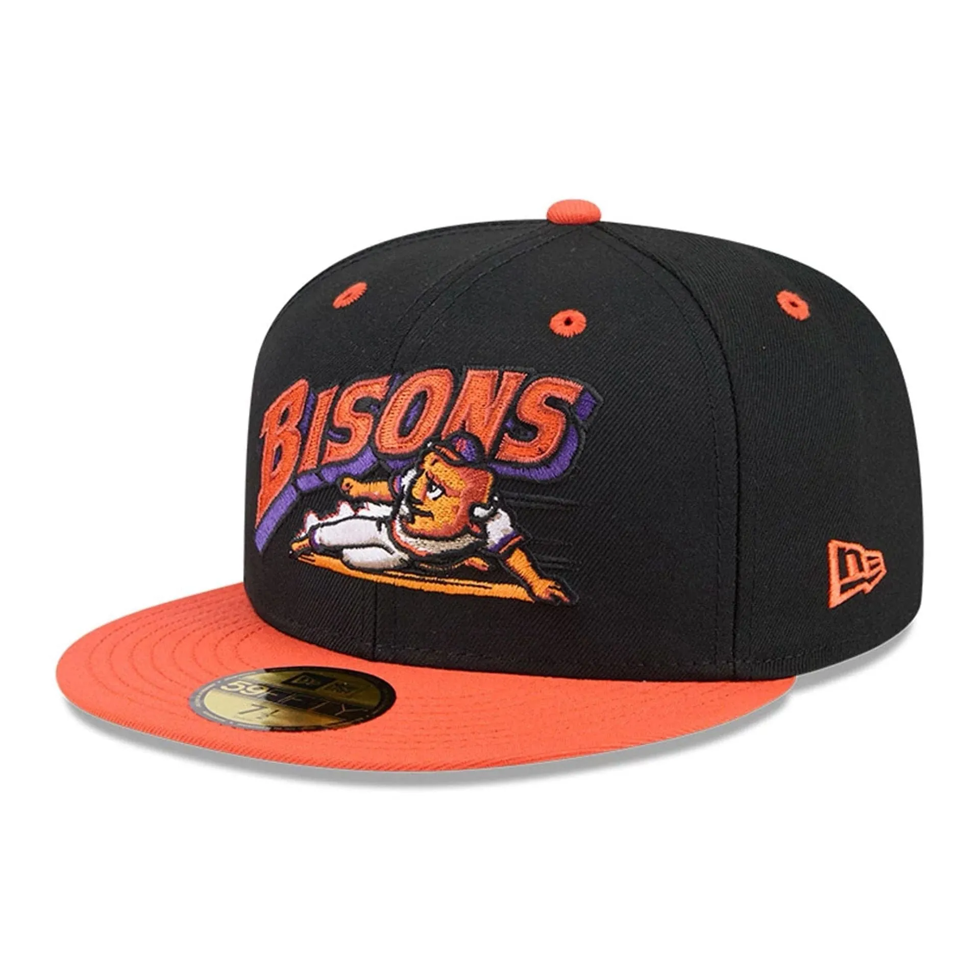 Buffalo Bisons MiLB Theme Nights 2025 Black 59FIFTY Fitted Cap NEW ERA