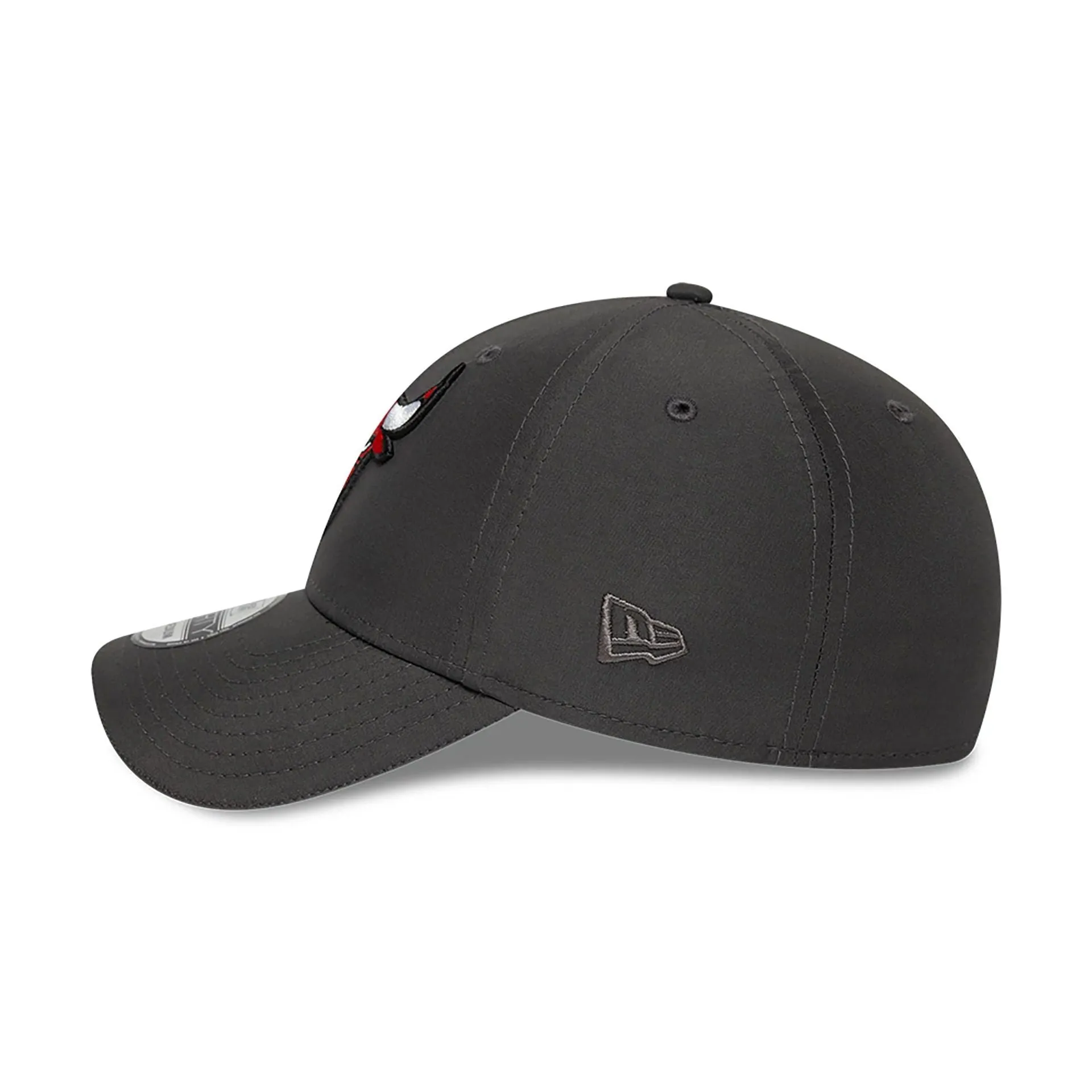Chicago Bulls Team Colour Dark Grey 39THIRTY Stretch-Fit Cap NEW ERA