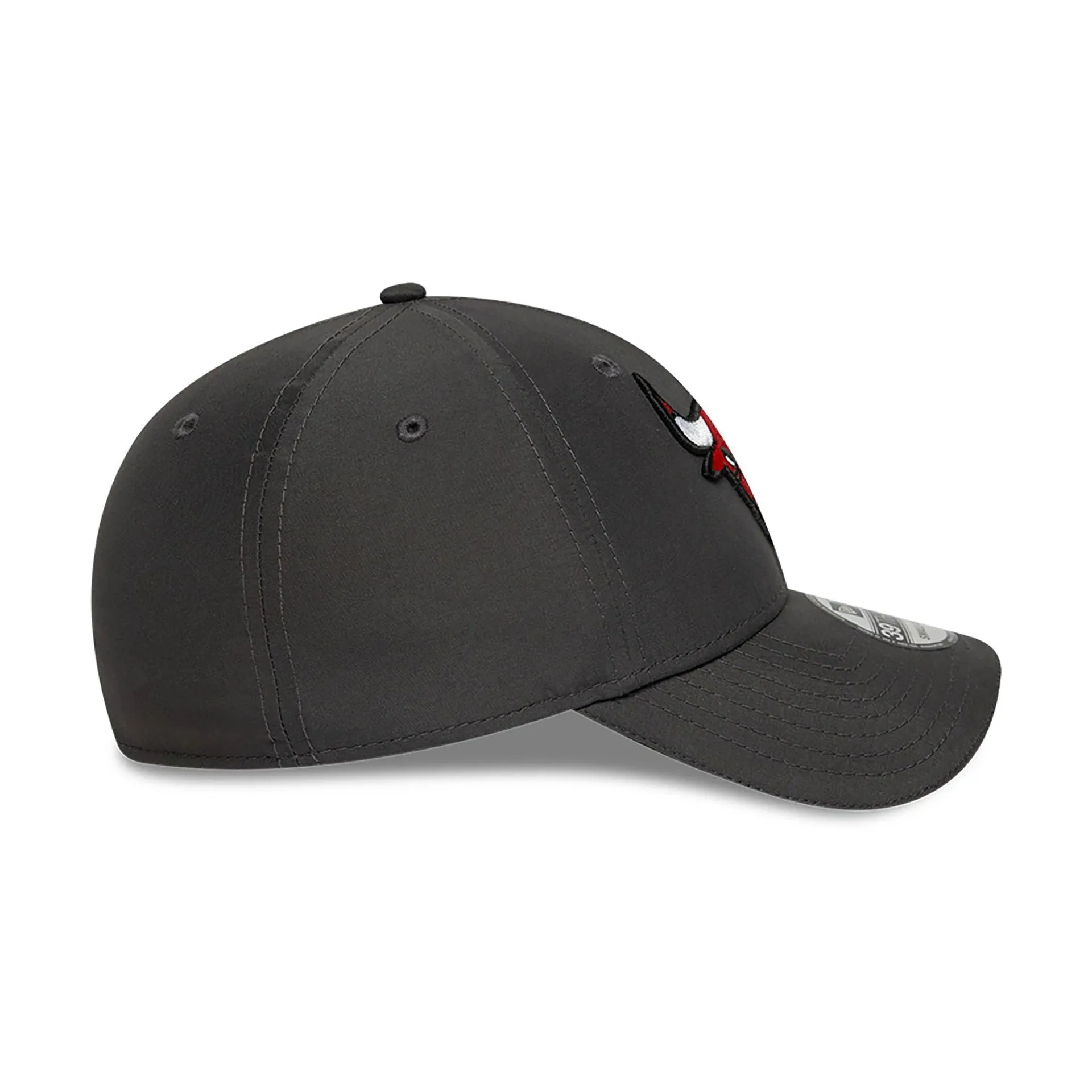Chicago Bulls Team Colour Dark Grey 39THIRTY Stretch-Fit Cap NEW ERA