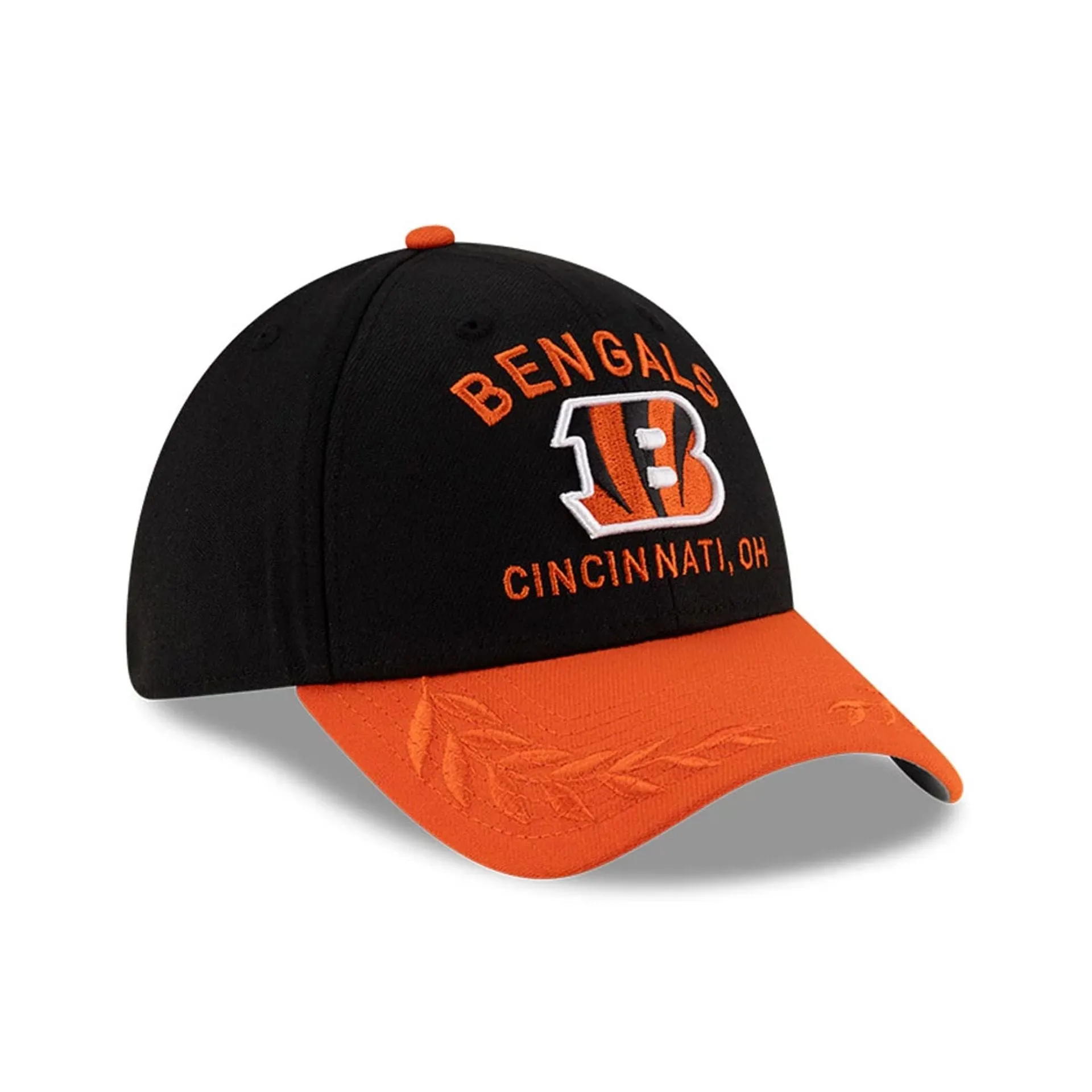 Cincinnati Bengals NFL Draft 2025 Black 39THIRTY Stretch Fit Cap NEW ERA