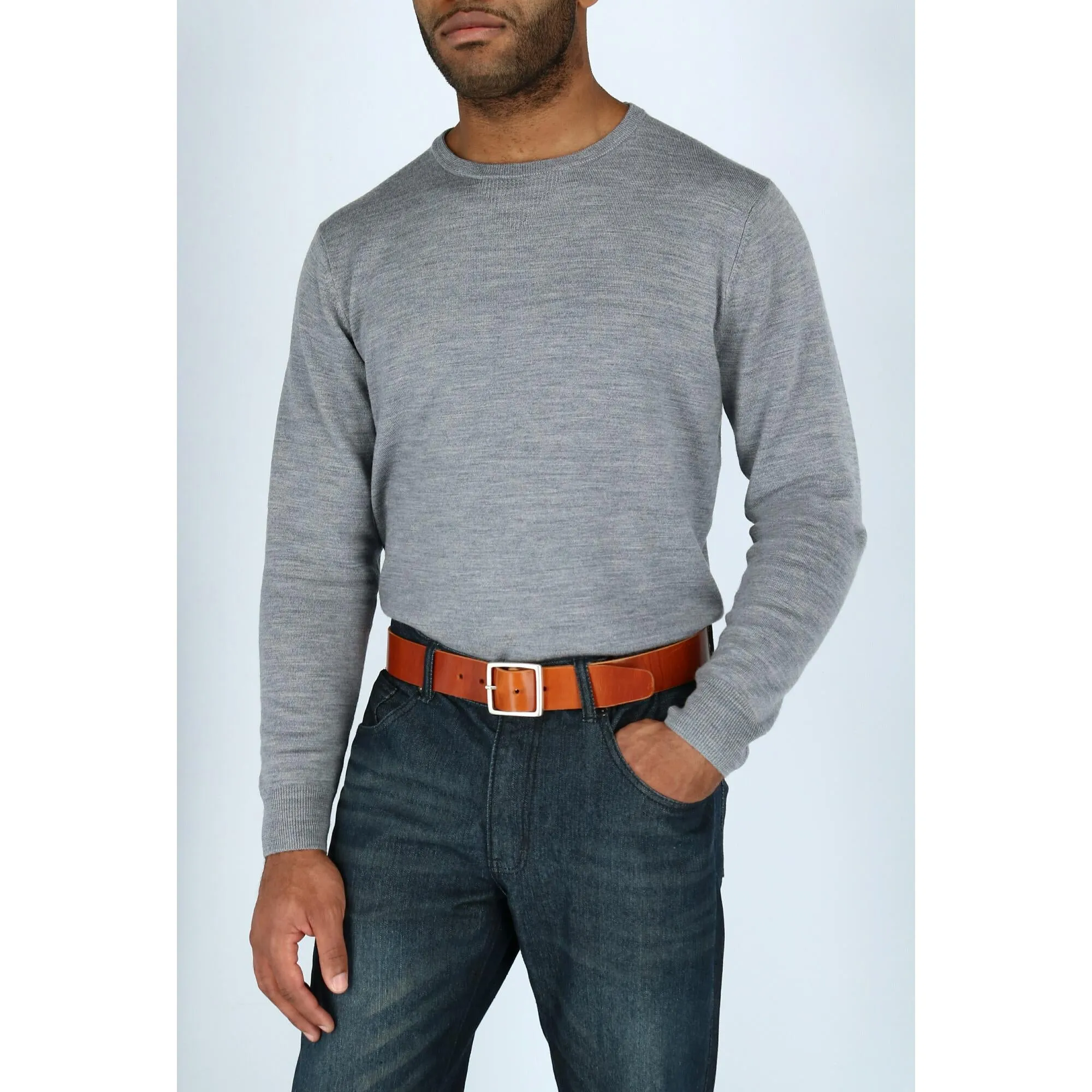 Douglas NoHo Center Bar Pull Up Casual Leather Jean Belt