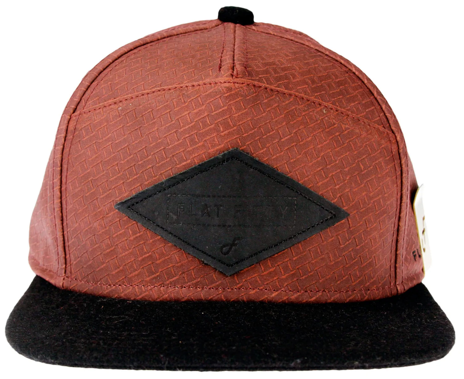 Flat Fitty Trenches Strap Back Cap Hat - Tan Or Brown