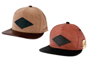 Flat Fitty Trenches Strap Back Cap Hat - Tan Or Brown