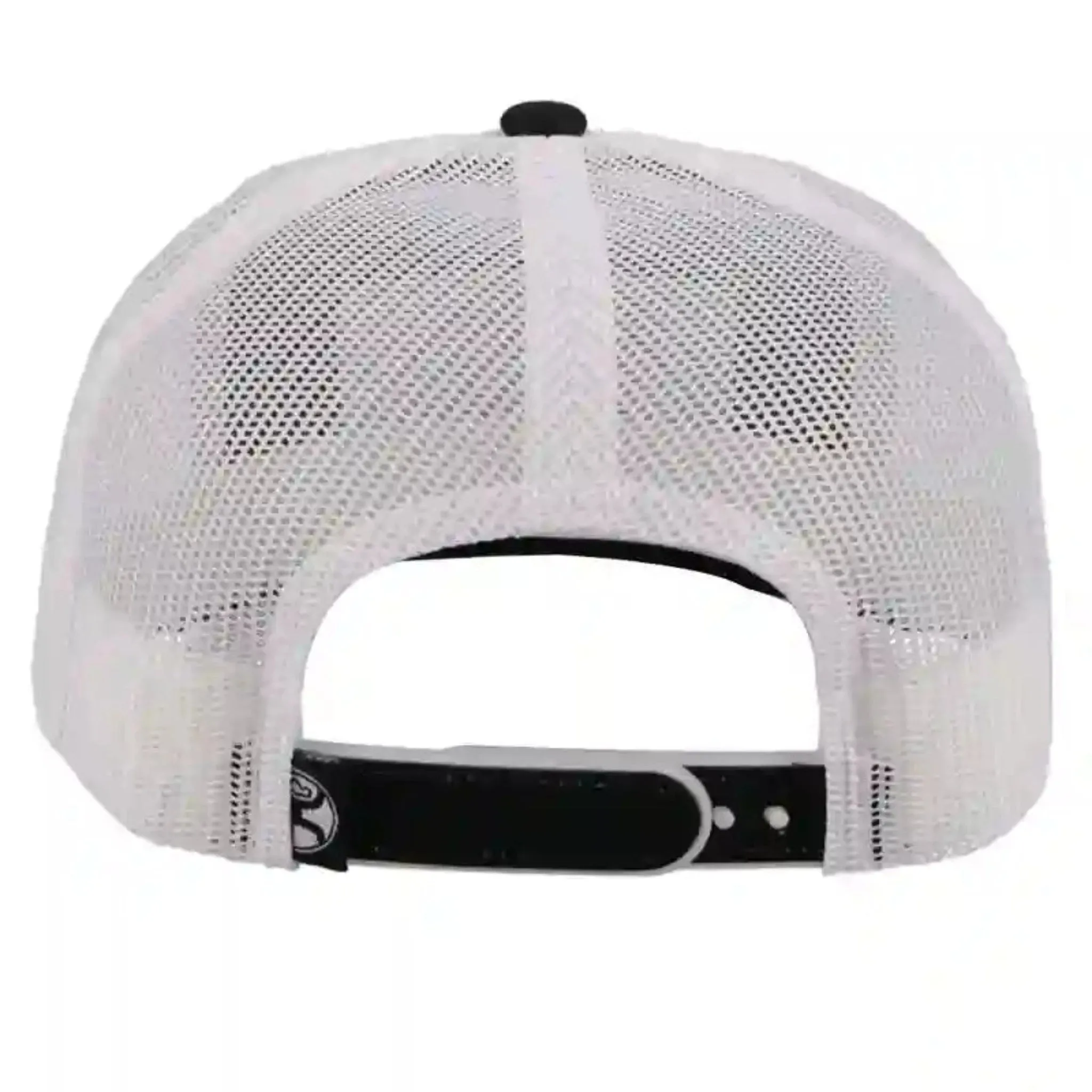 Hooey Black/White Cap-Wright Western Patch