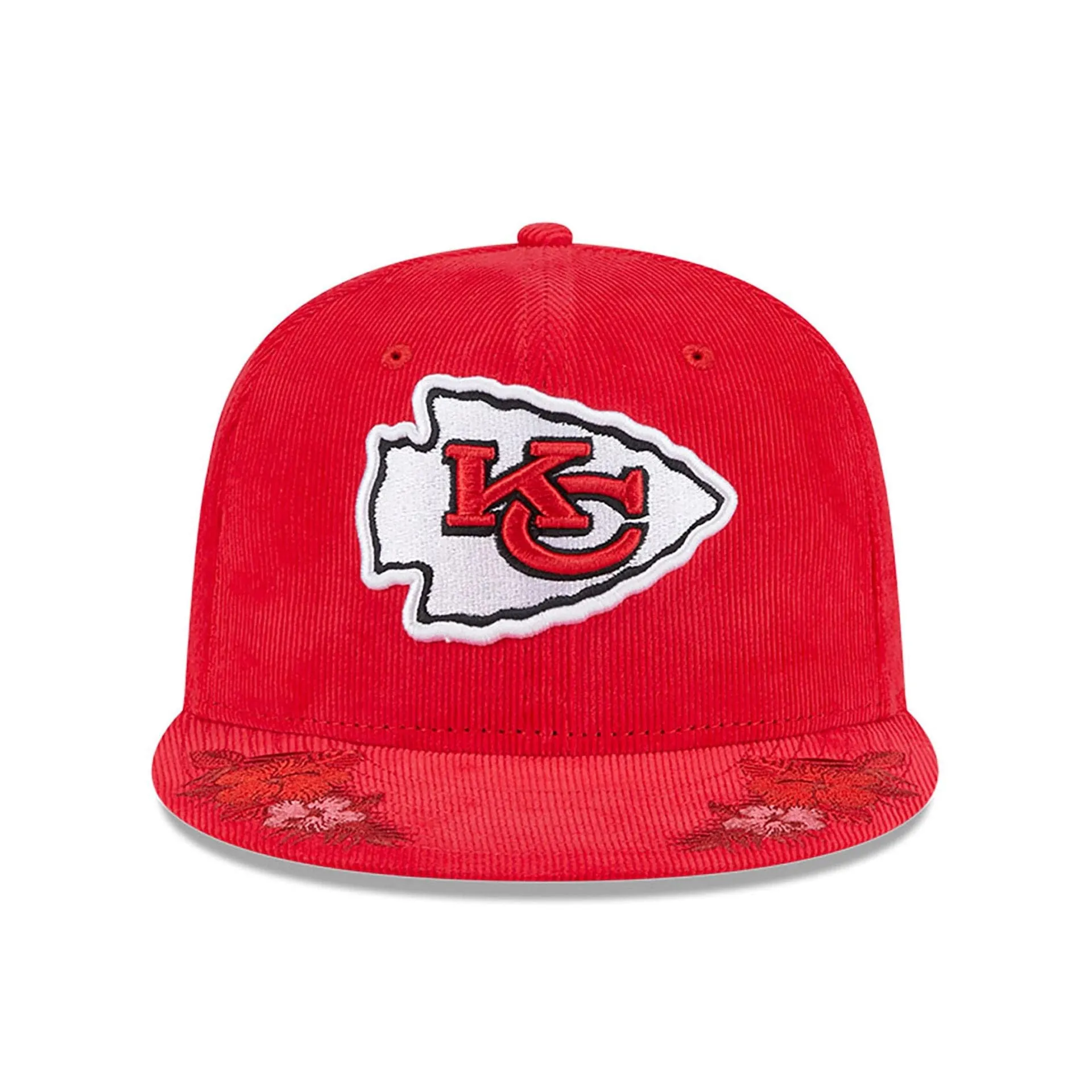 Kansas City Chiefs Floral Cord Red 59FIFTY Fitted Cap NEW ERA