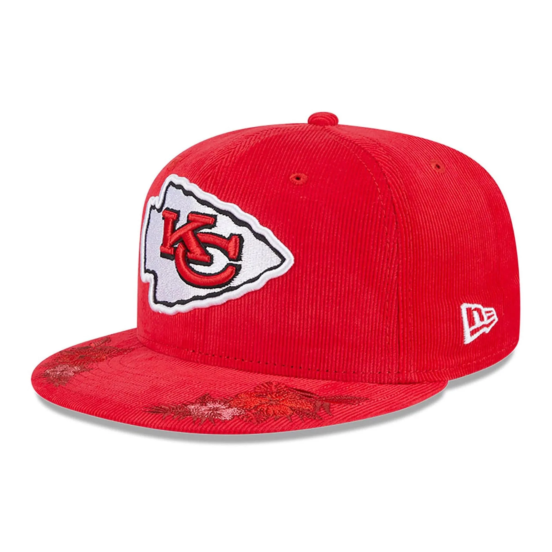 Kansas City Chiefs Floral Cord Red 59FIFTY Fitted Cap NEW ERA