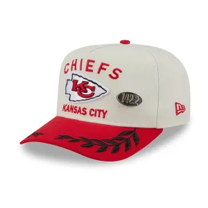 Kansas City Chiefs NFL Draft 2025 White 59FIFTY Fitted A-Frame Cap NEW ERA