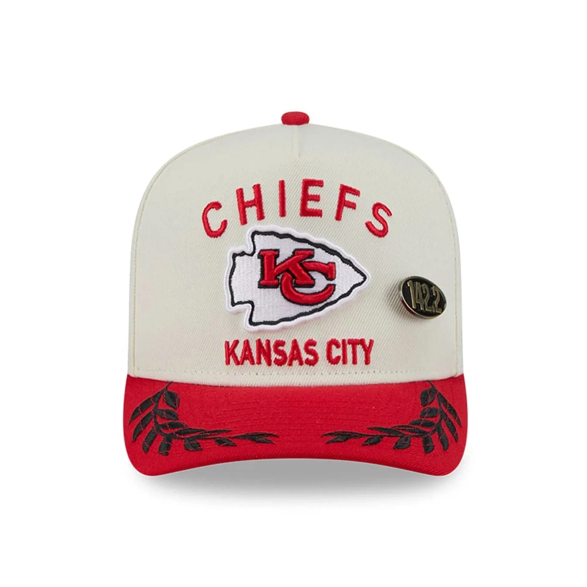 Kansas City Chiefs NFL Draft 2025 White 59FIFTY Fitted A-Frame Cap NEW ERA