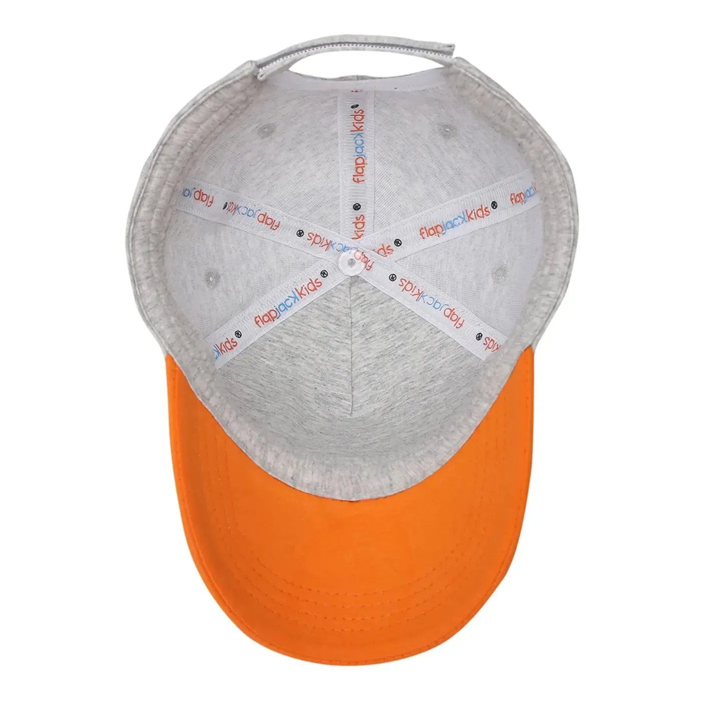 Kids UPF50  Ball Cap - Monster Orange | FlapJackKids