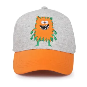 Kids UPF50  Ball Cap - Monster Orange | FlapJackKids