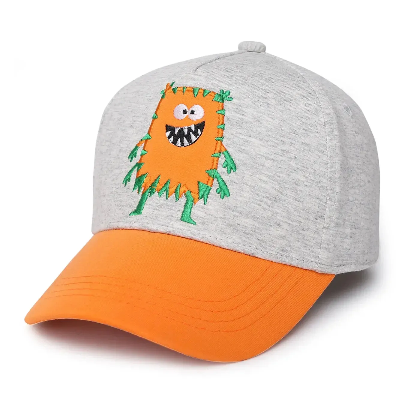 Kids UPF50  Ball Cap - Monster Orange | FlapJackKids