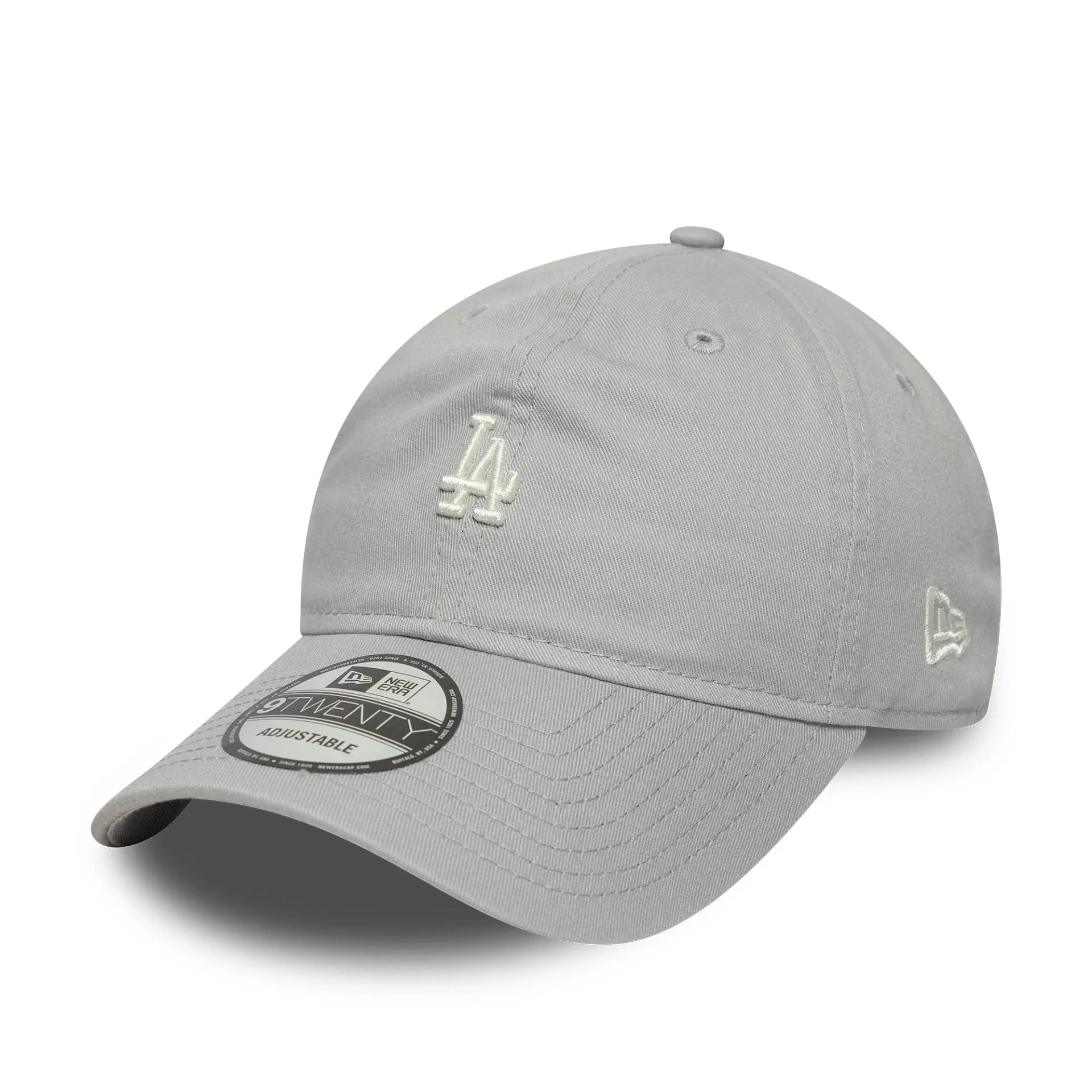 LA Dodgers MLB Mini Logo Washed Grey 9TWENTY Adjustable Cap NEW ERA
