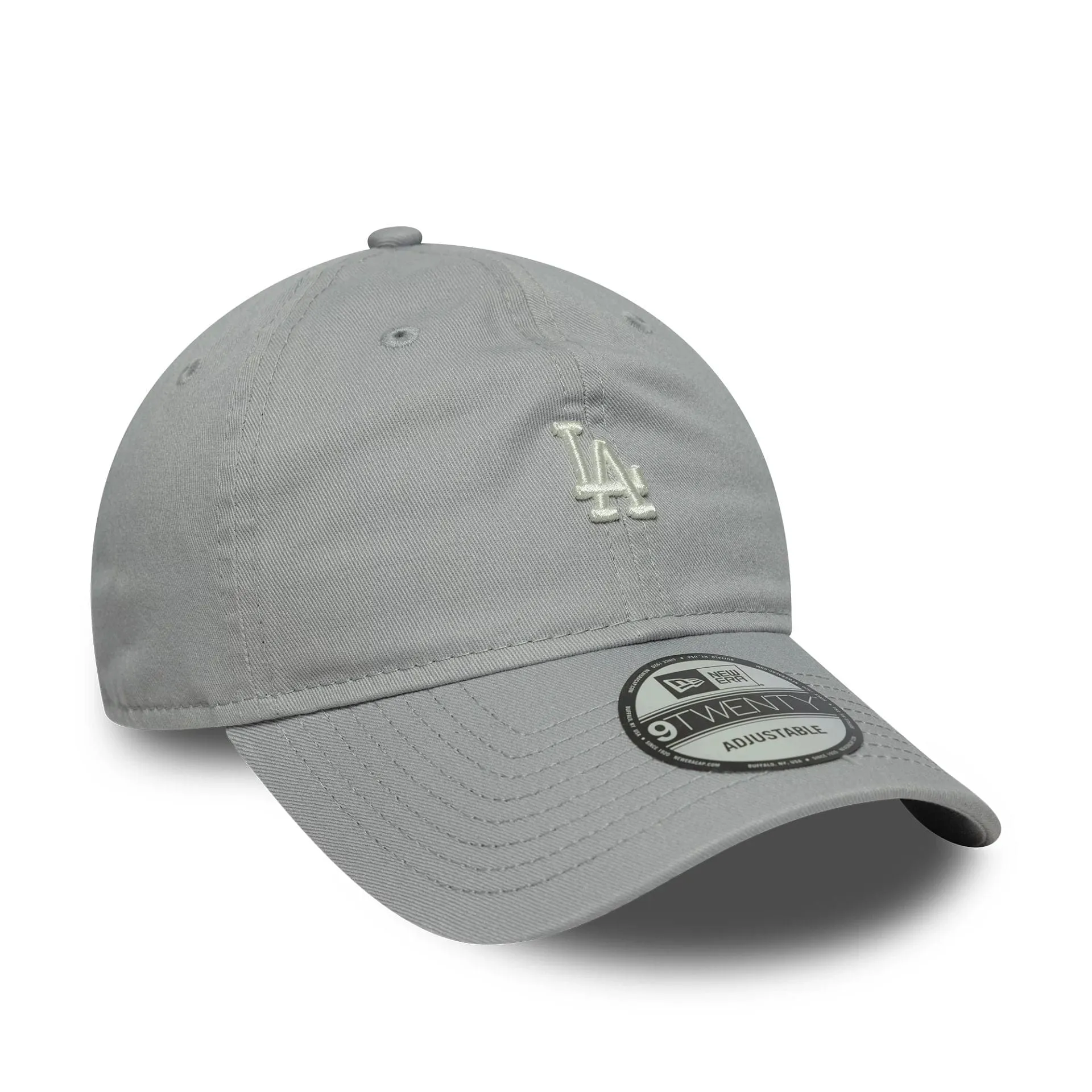 LA Dodgers MLB Mini Logo Washed Grey 9TWENTY Adjustable Cap NEW ERA