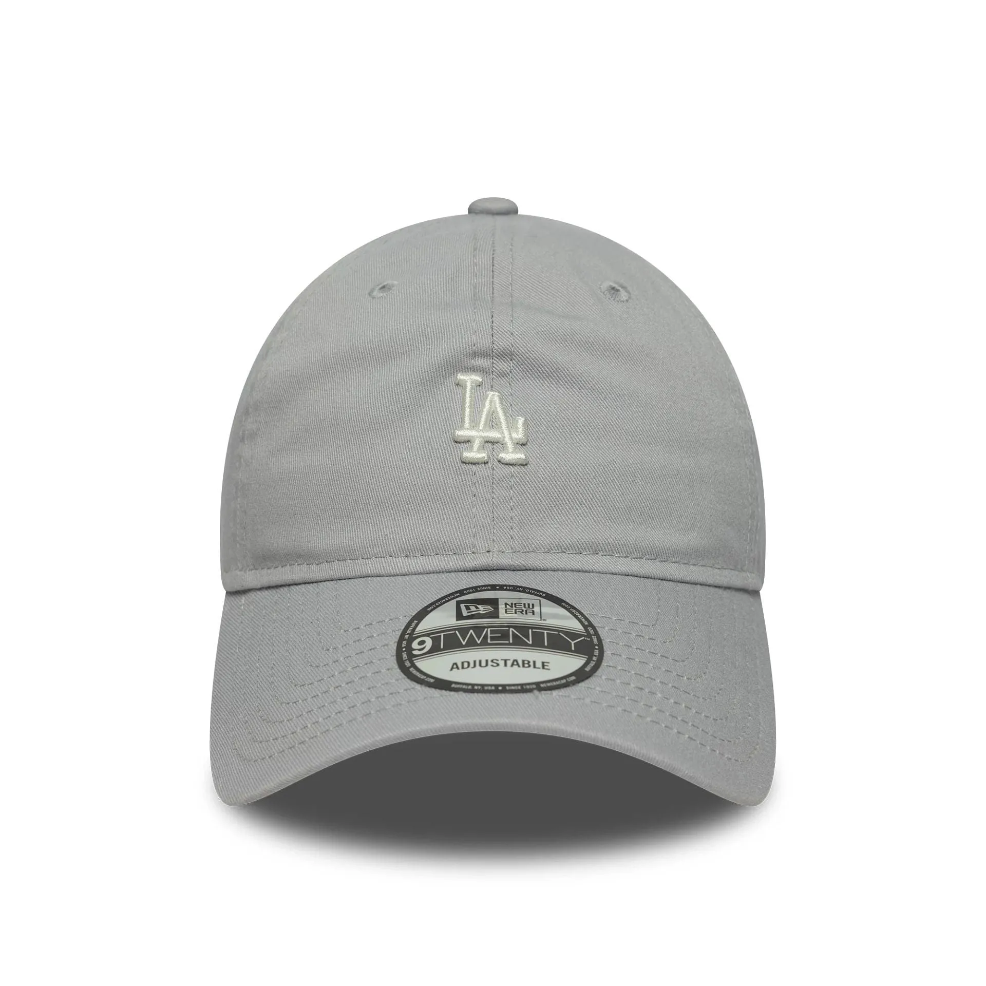 LA Dodgers MLB Mini Logo Washed Grey 9TWENTY Adjustable Cap NEW ERA