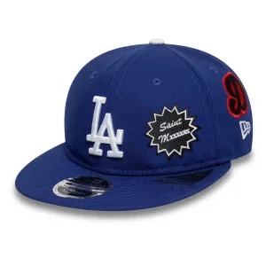 LA Dodgers MLB X Saint Mxxxxxx Dark Blue Retro Crown 9FIFTY Snapback Adjustable Cap NEW ERA
