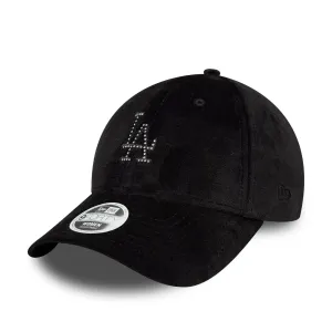 LA Dodgers Womens Diamante Black 9FORTY Adjustable Cap NEW ERA