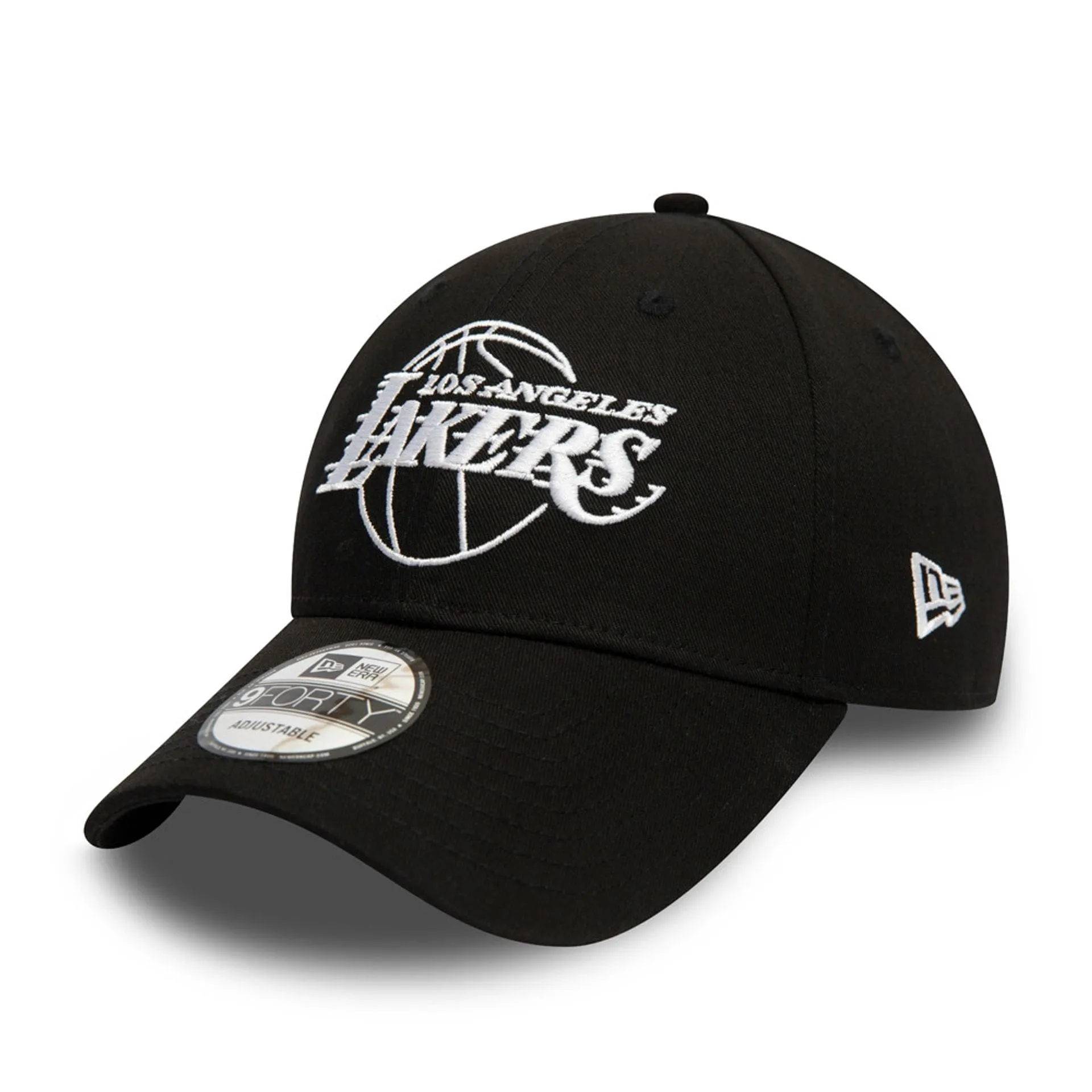 LA Lakers Essential Outline Black 9FORTY Cap NEW ERA
