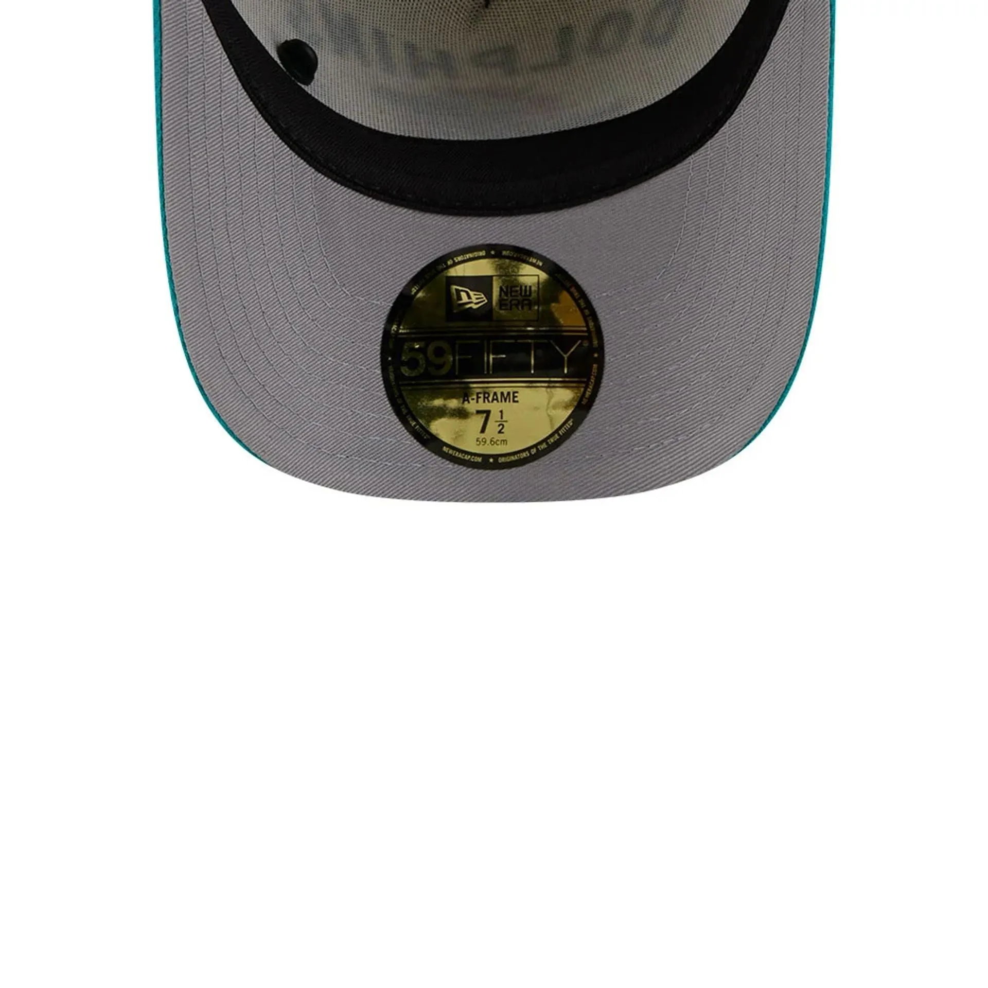 Miami Dolphins NFL Draft 2025 White 59FIFTY Fitted A-Frame Cap NEW ERA