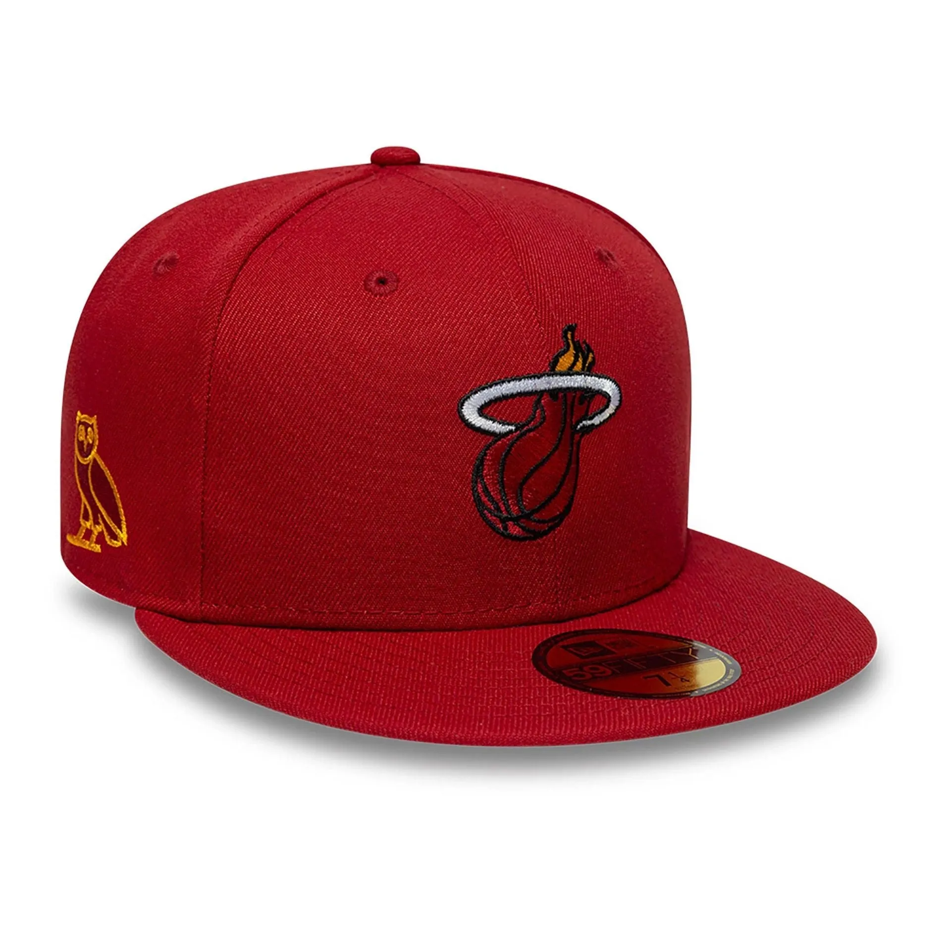Miami Heat OVO x NBA 2024 Dark Red 59FIFTY Fitted Cap NEW ERA