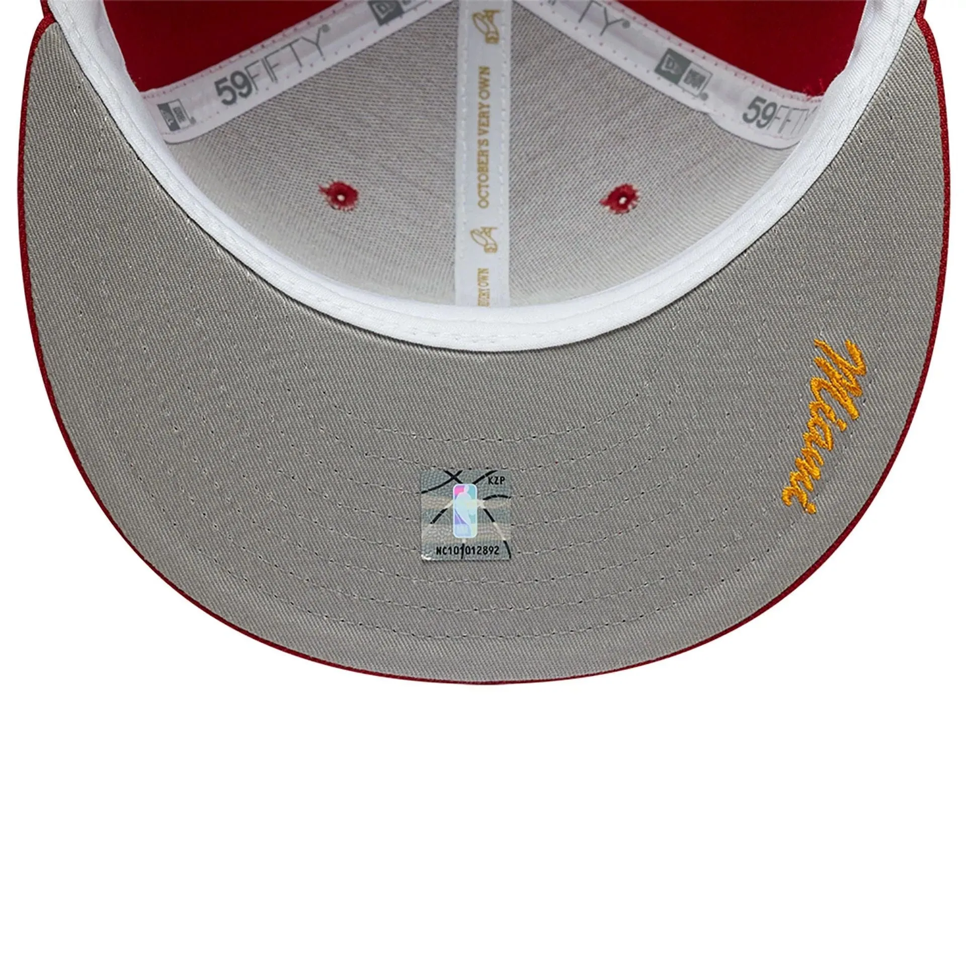 Miami Heat OVO x NBA 2024 Dark Red 59FIFTY Fitted Cap NEW ERA