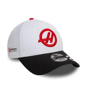 MoneyGram Haas F1 Team Youth Driver Kevin Magnussen White 9FORTY Adjustable Cap NEW ERA