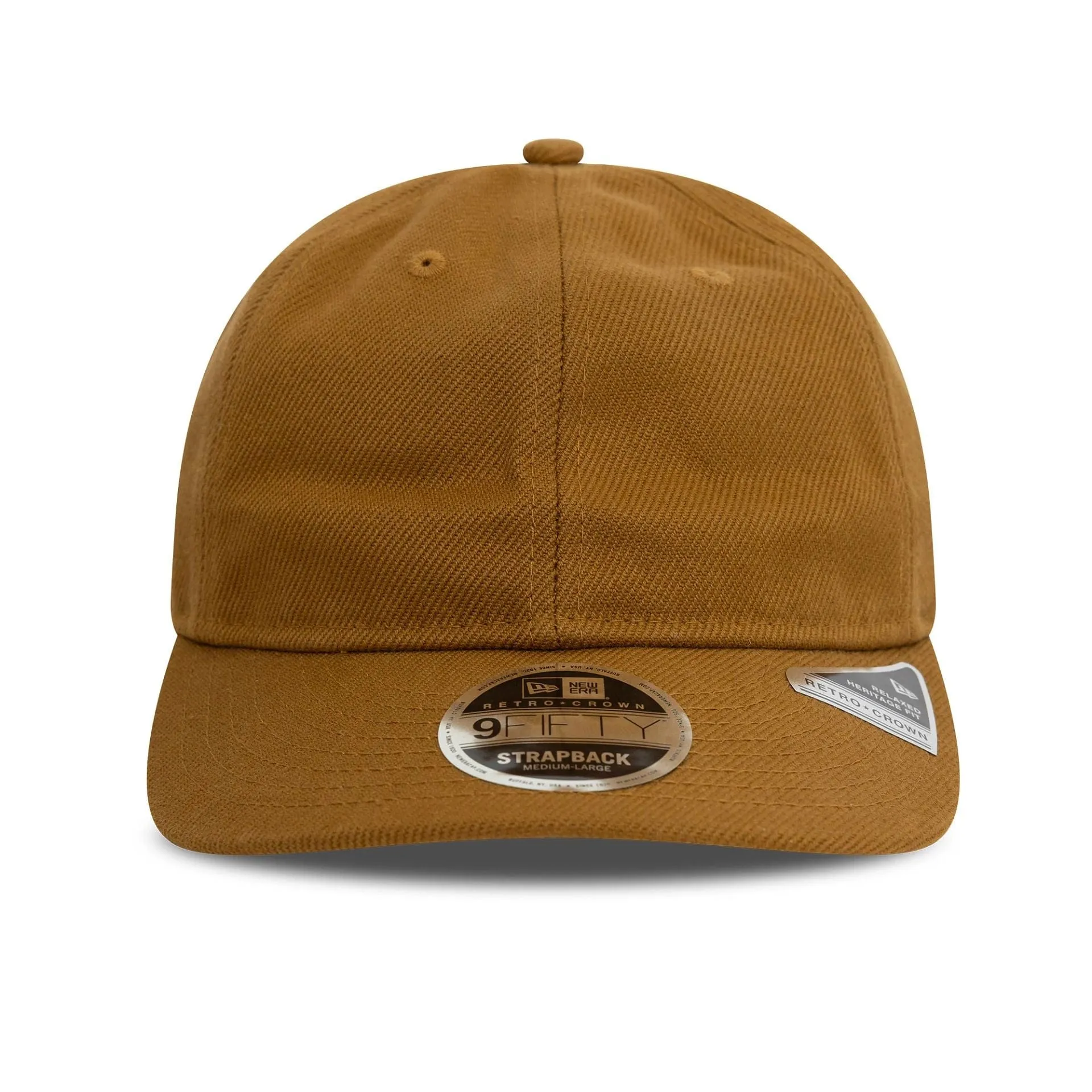 New Era Heavy Twill Beige 9FIFTY Retro Crown Cap NEW ERA