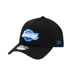 New Era Los Angeles Lakers 9FORTY A Frame - Black/Royal