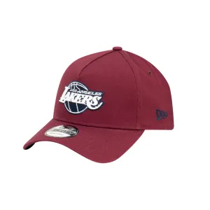 New Era Los Angeles Lakers 9FORTY A Frame - Maroon/Navy
