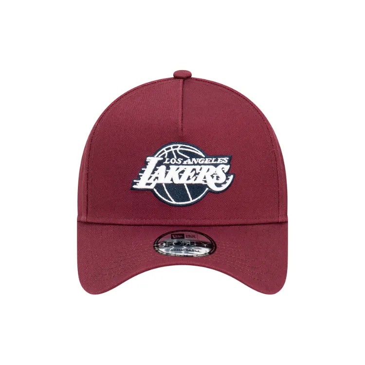 New Era Los Angeles Lakers 9FORTY A Frame - Maroon/Navy