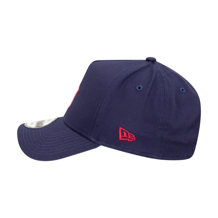 New Era New York Yankees 9FORTY A Frame - Light Navy/Pinot Red