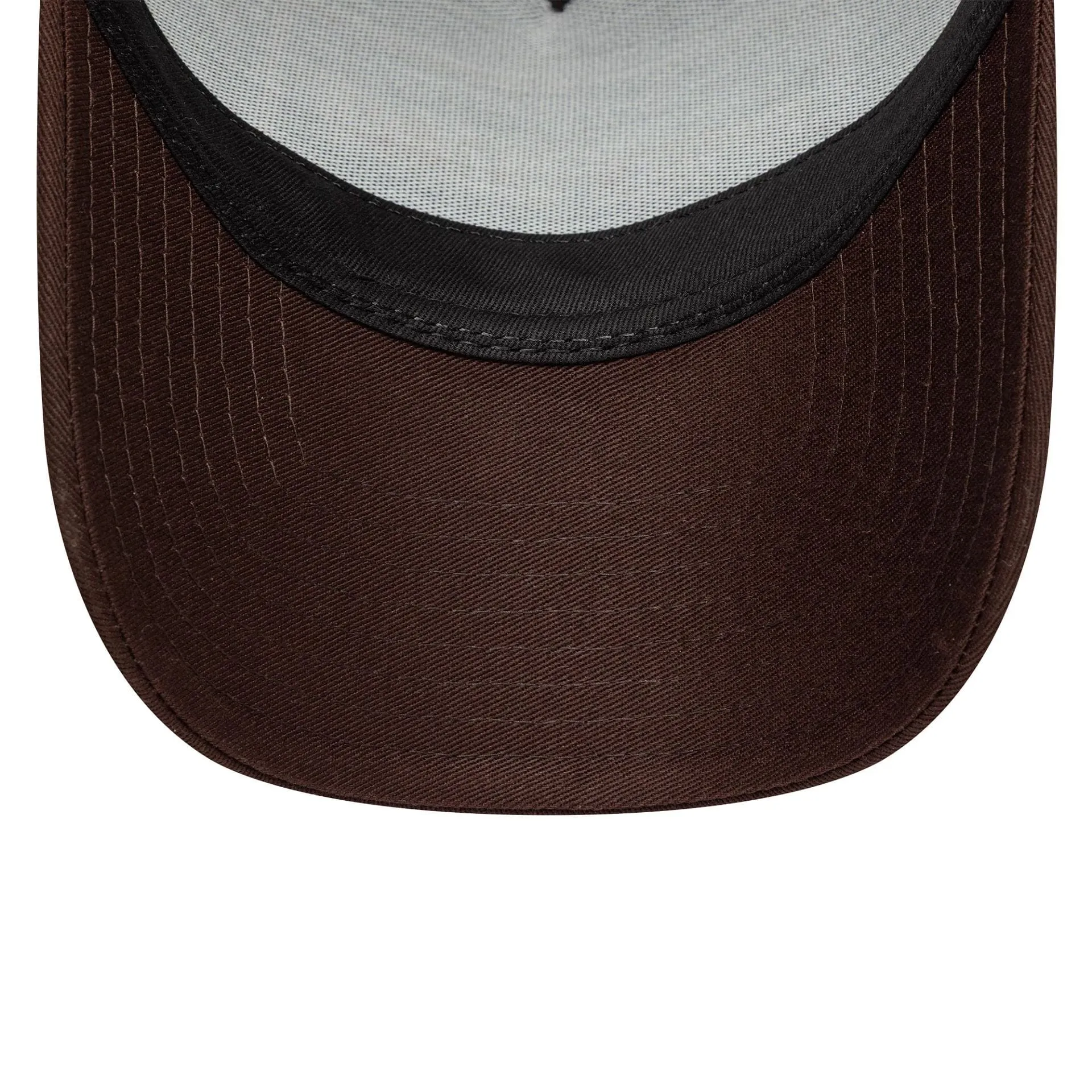 New Era Western Patch Dark Brown 9FORTY A-Frame Trucker Adjustable Cap NEW ERA