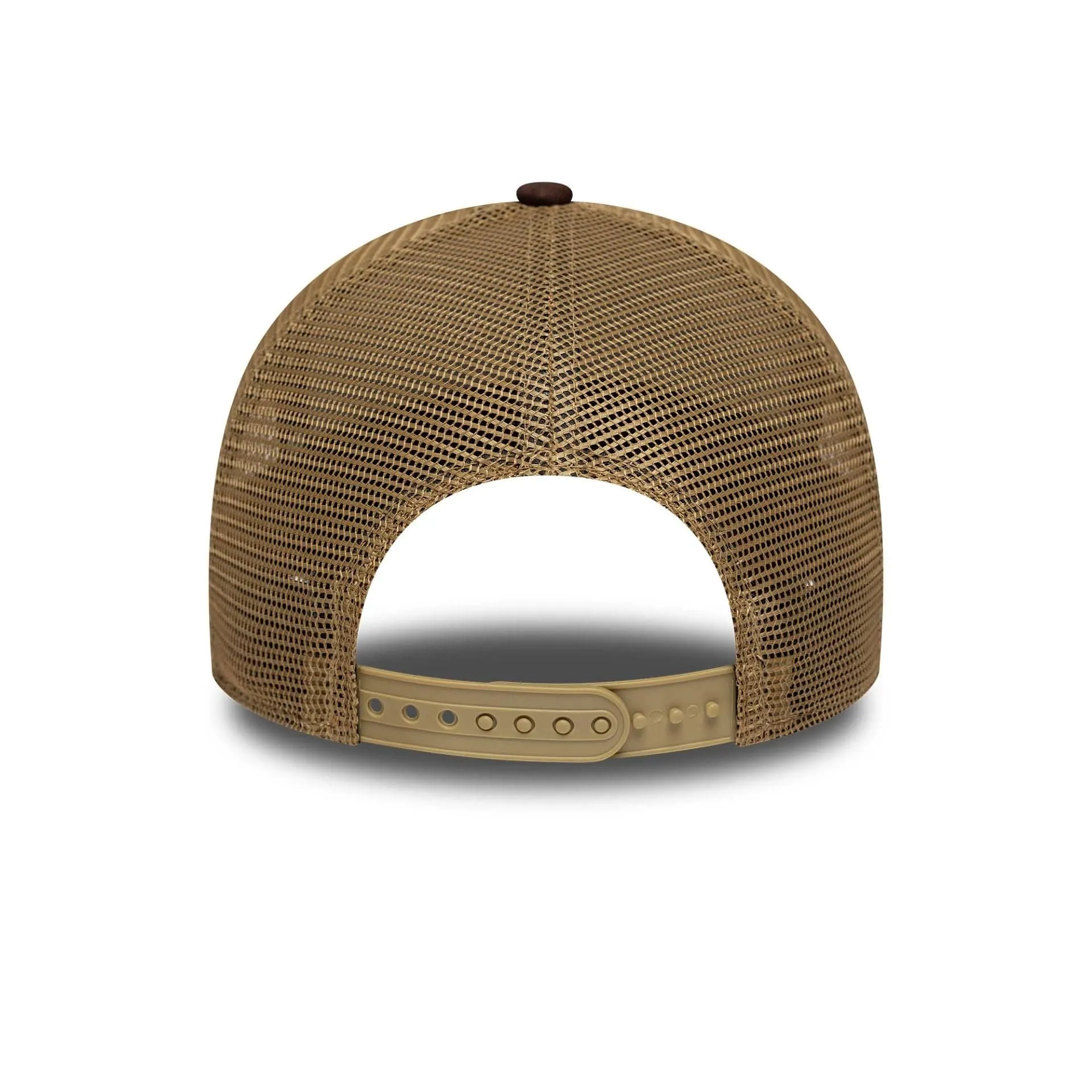 New Era Western Patch Dark Brown 9FORTY A-Frame Trucker Adjustable Cap NEW ERA