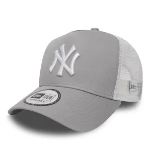 New York Yankees Clean Grey A-Frame Trucker Cap NEW ERA