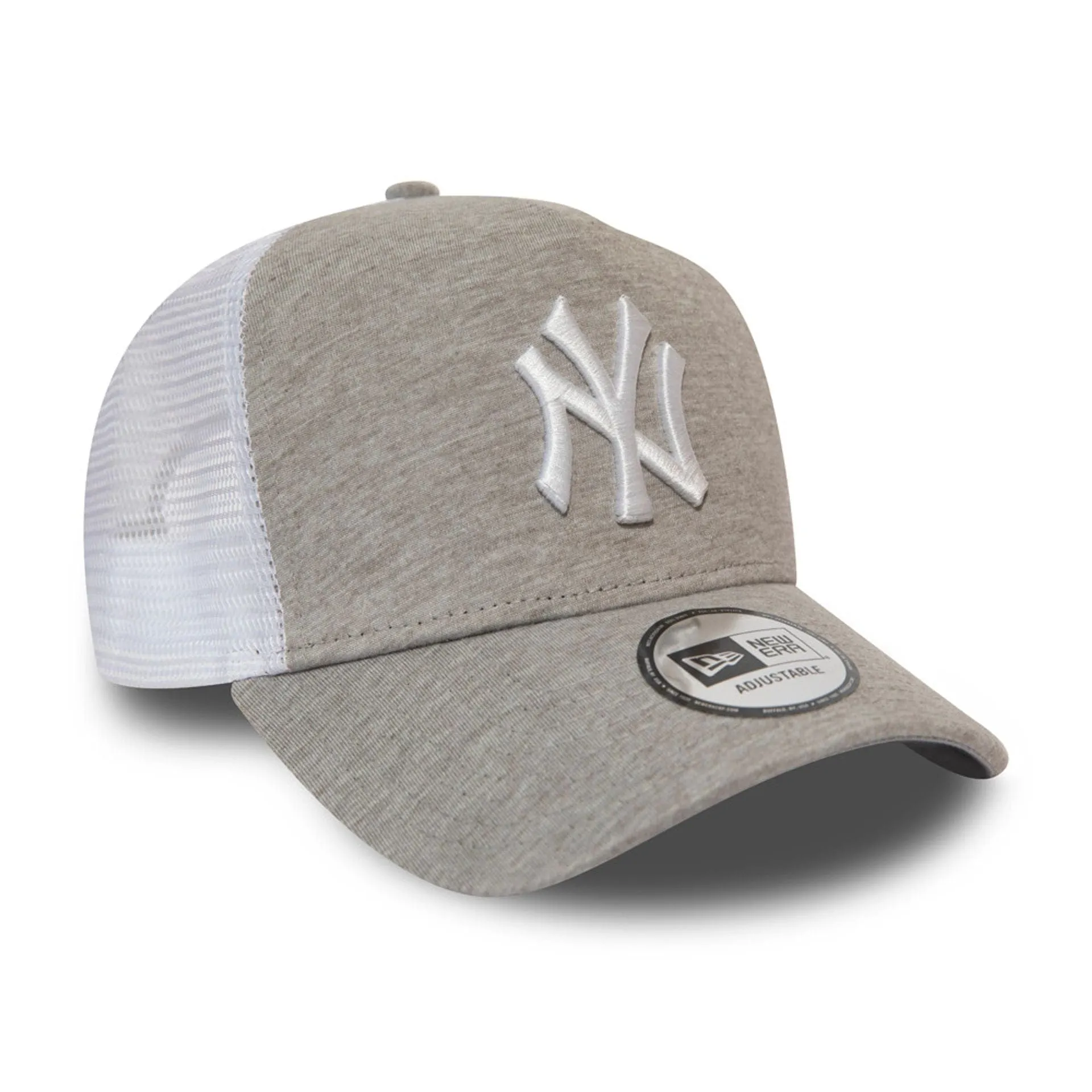 New York Yankees Jersey Essential Grey A-Frame Trucker Cap NEW ERA
