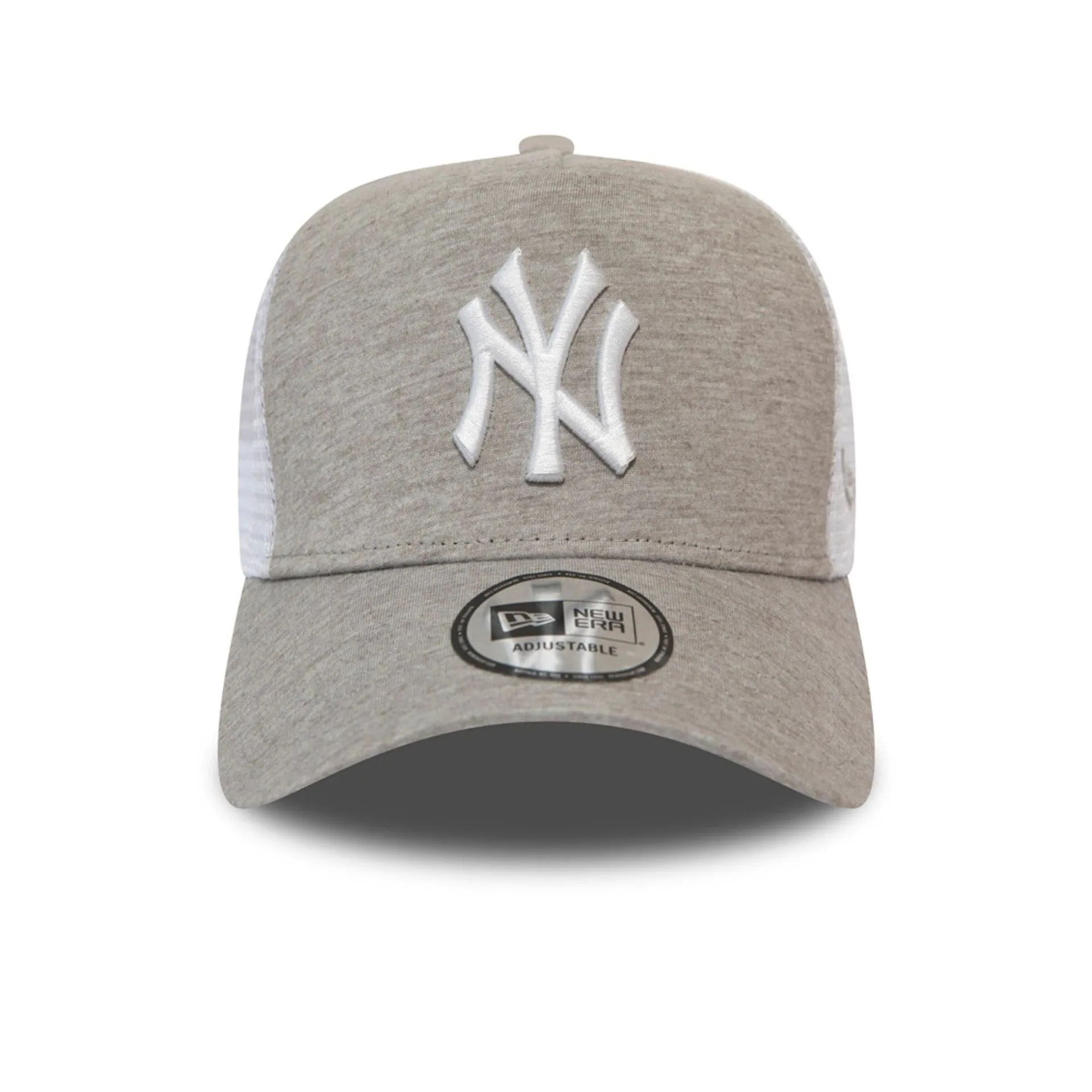 New York Yankees Jersey Essential Grey A-Frame Trucker Cap NEW ERA
