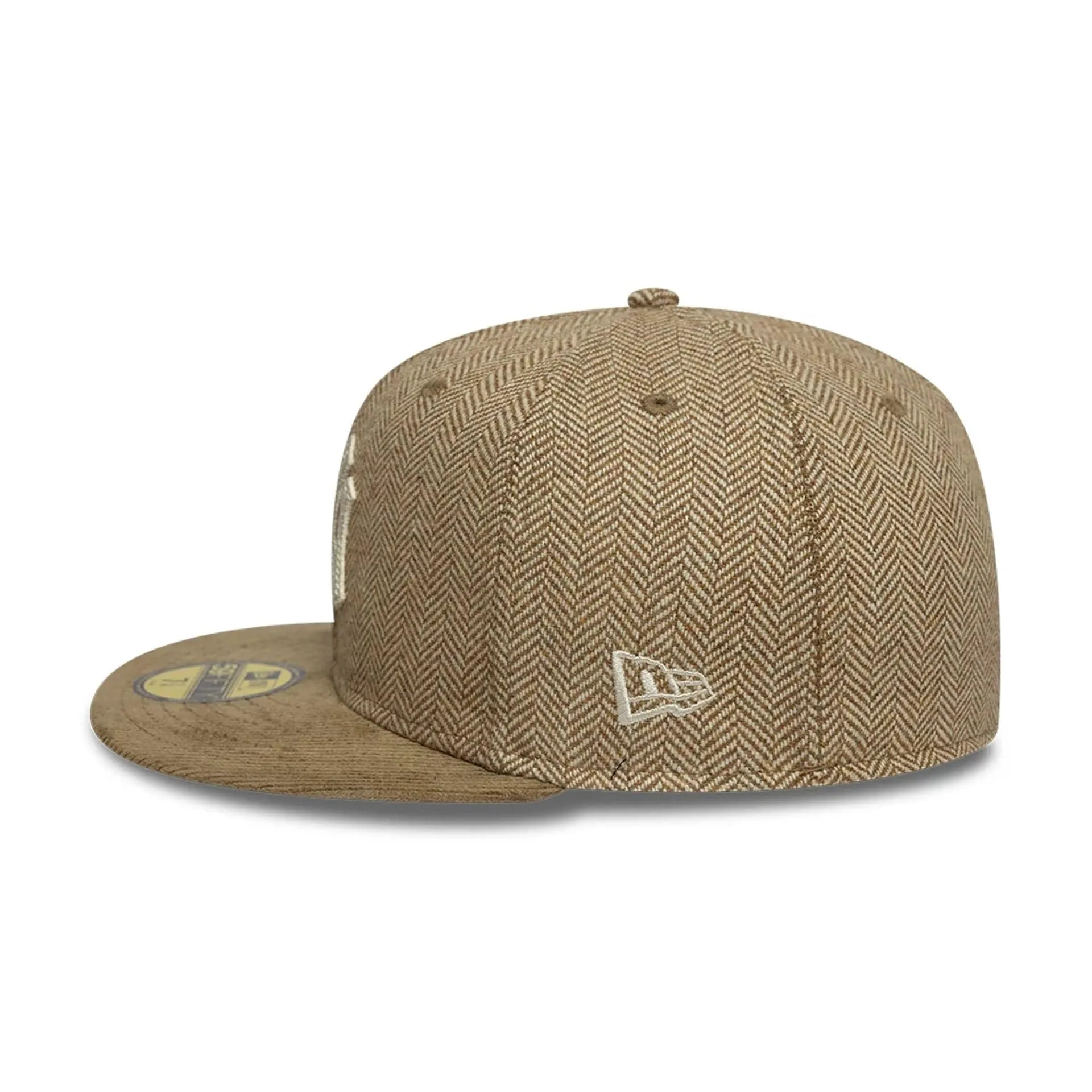 New York Yankees MLB Cord Beige 59FIFTY Fitted Cap NEW ERA