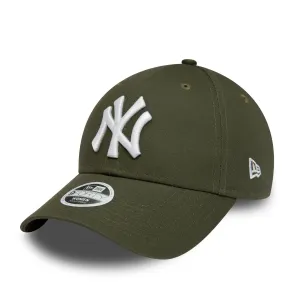 New York Yankees Womens League Essential Green 9FORTY Adjustable Cap NEW ERA