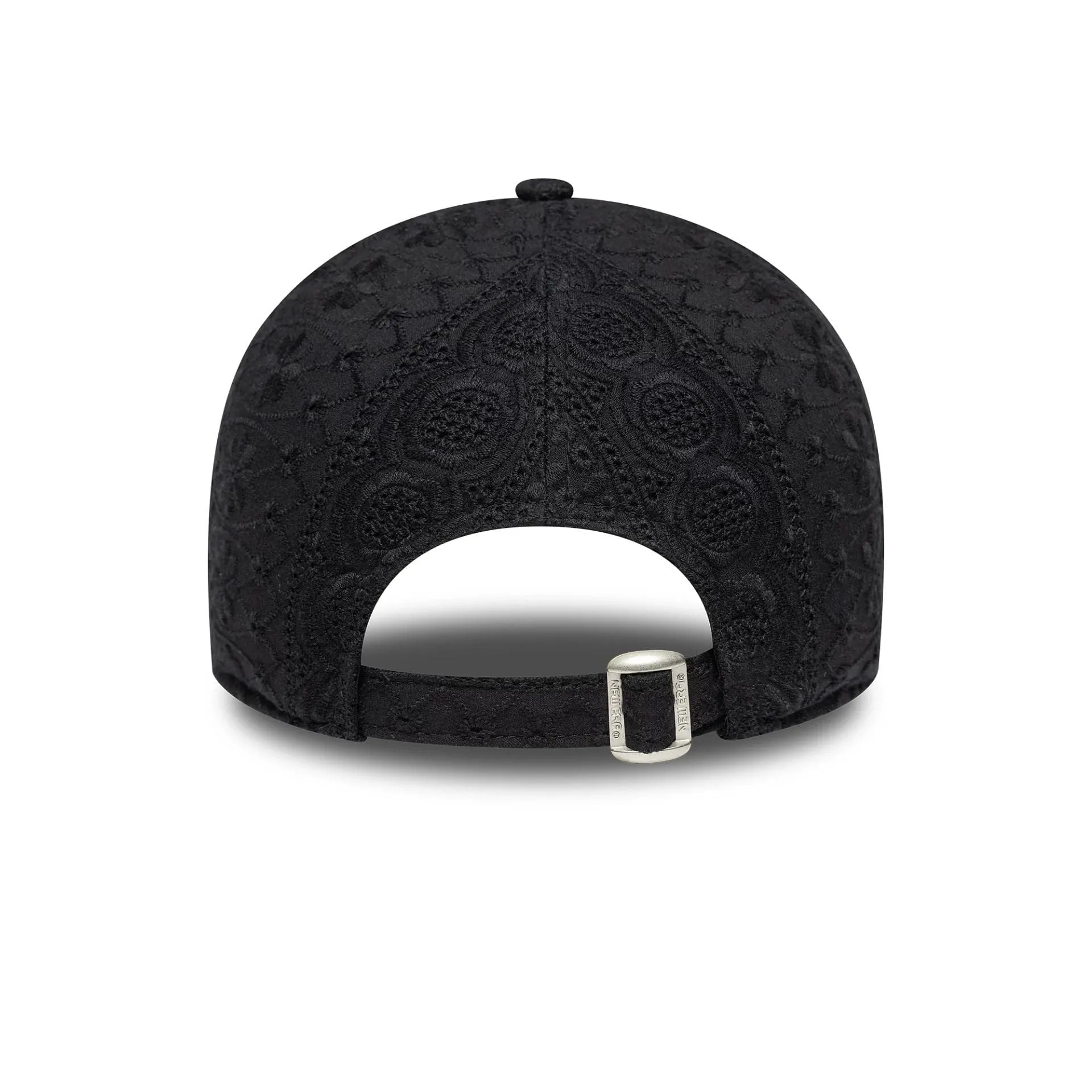 New York Yankees Womens MLB Broderie Black 9TWENTY Adjustable Cap NEW ERA
