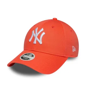 New York Yankees Womens MLB League Essential Orange 9FORTY Adjustable Cap NEW ERA