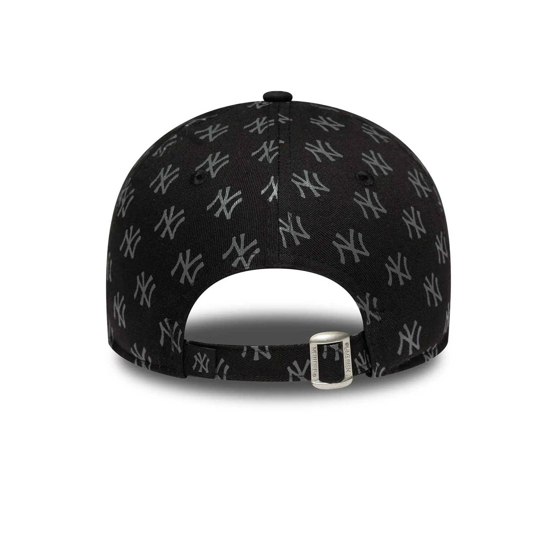 New York Yankees Womens MLB Monogram Black 9FORTY Adjustable Cap NEW ERA