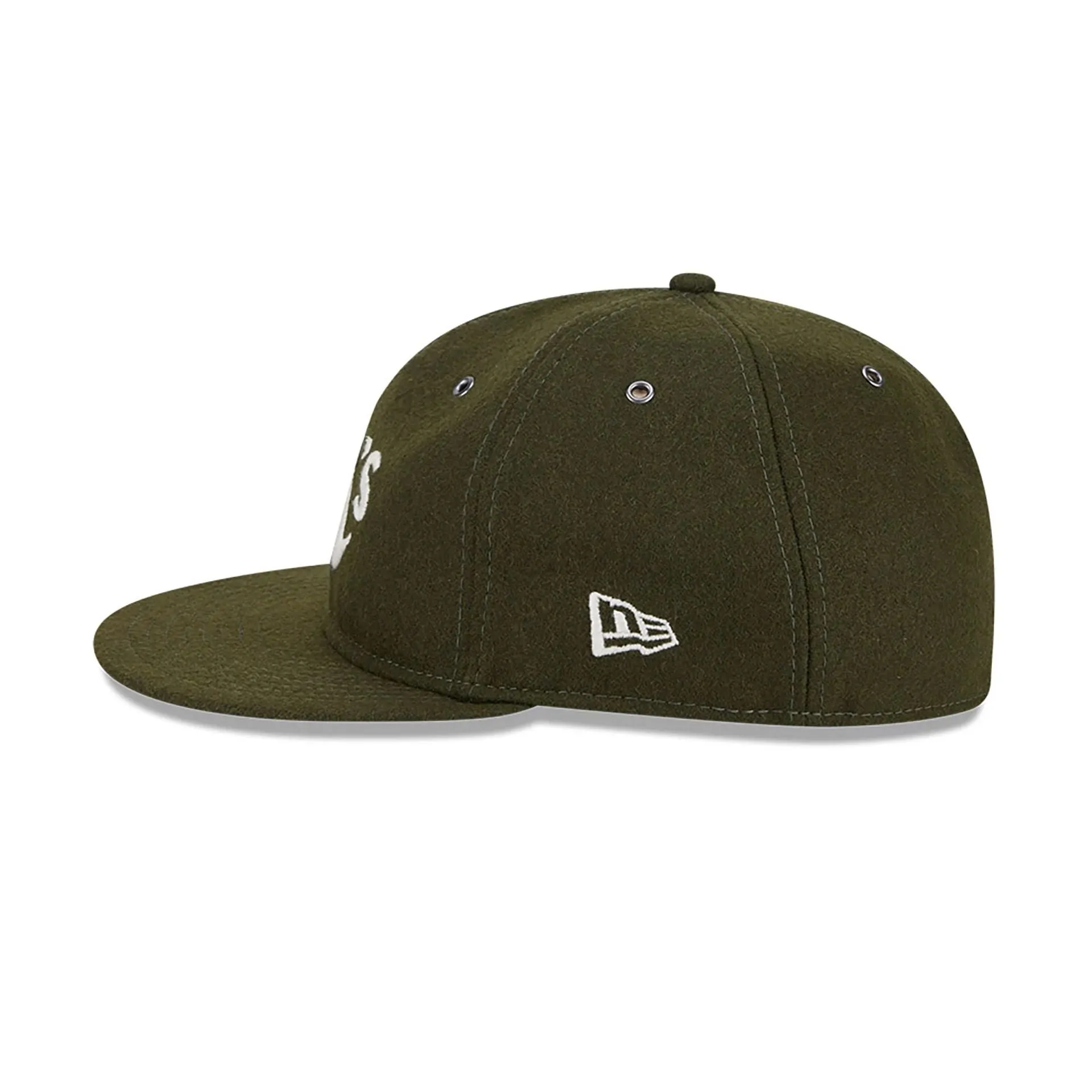 Oakland Athletics Wool Green Retro Crown 59FIFTY Fitted Cap NEW ERA