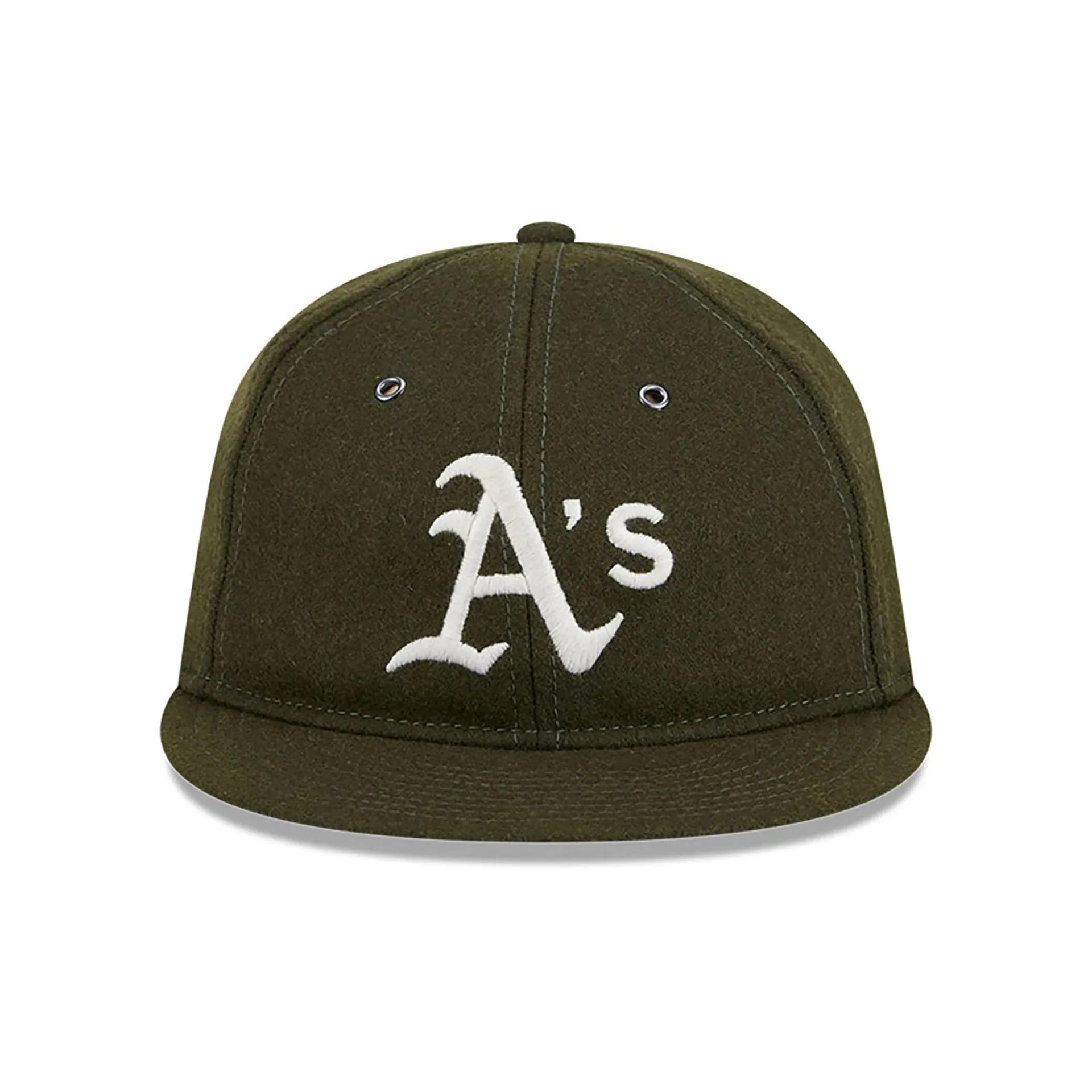 Oakland Athletics Wool Green Retro Crown 59FIFTY Fitted Cap NEW ERA