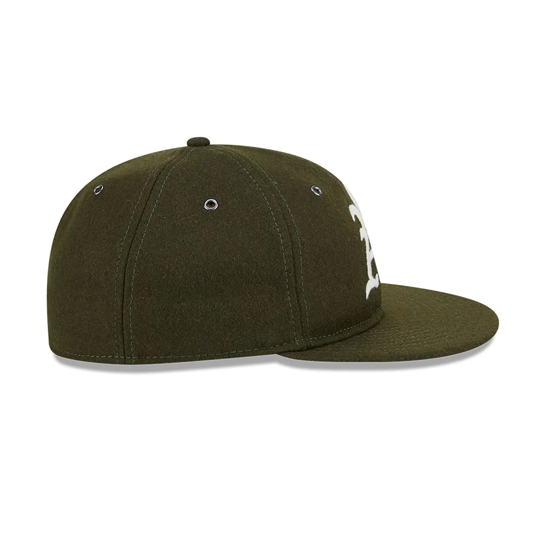 Oakland Athletics Wool Green Retro Crown 59FIFTY Fitted Cap NEW ERA