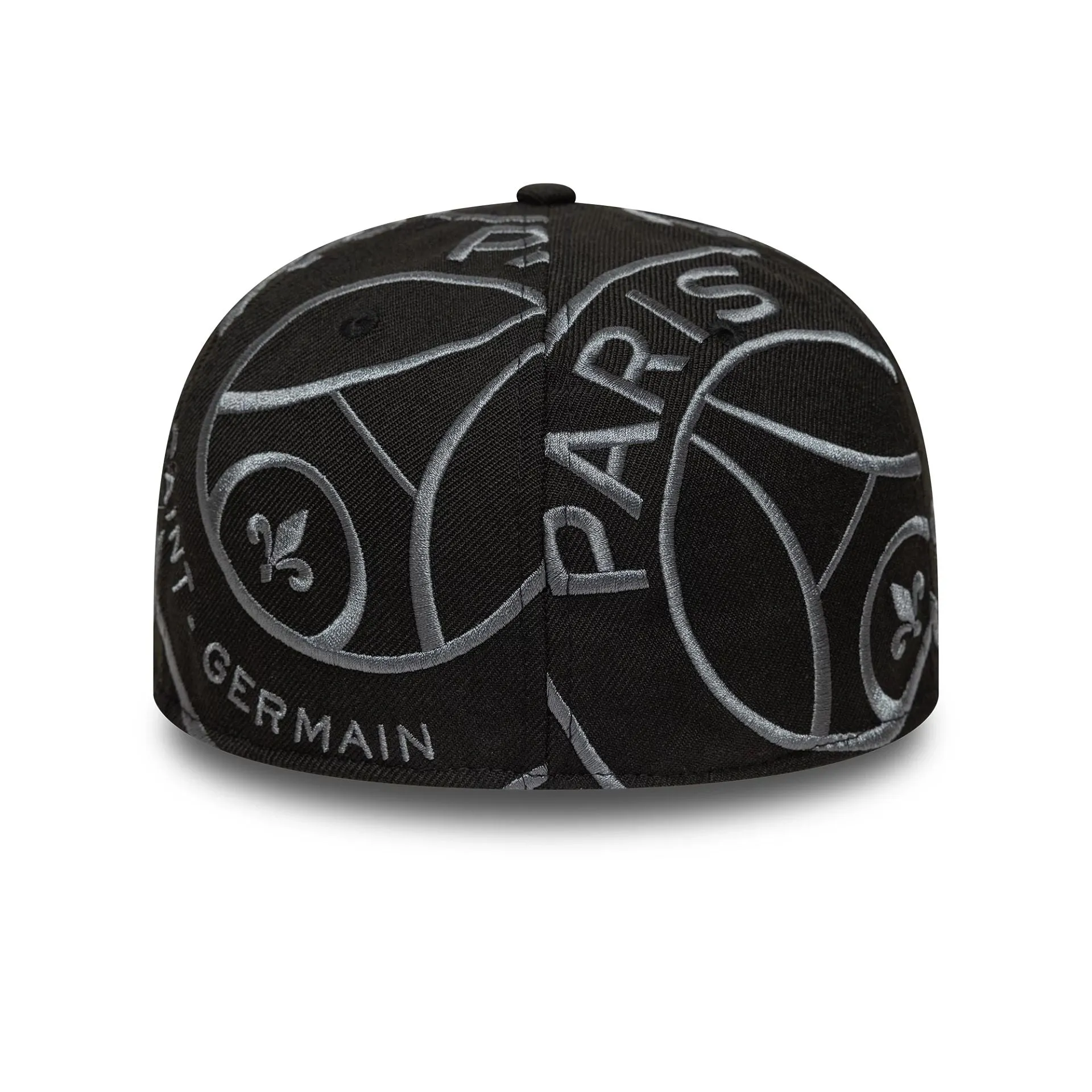 Paris Saint-Germain Tonal All Over Print Black 59FIFTY Fitted Cap NEW ERA