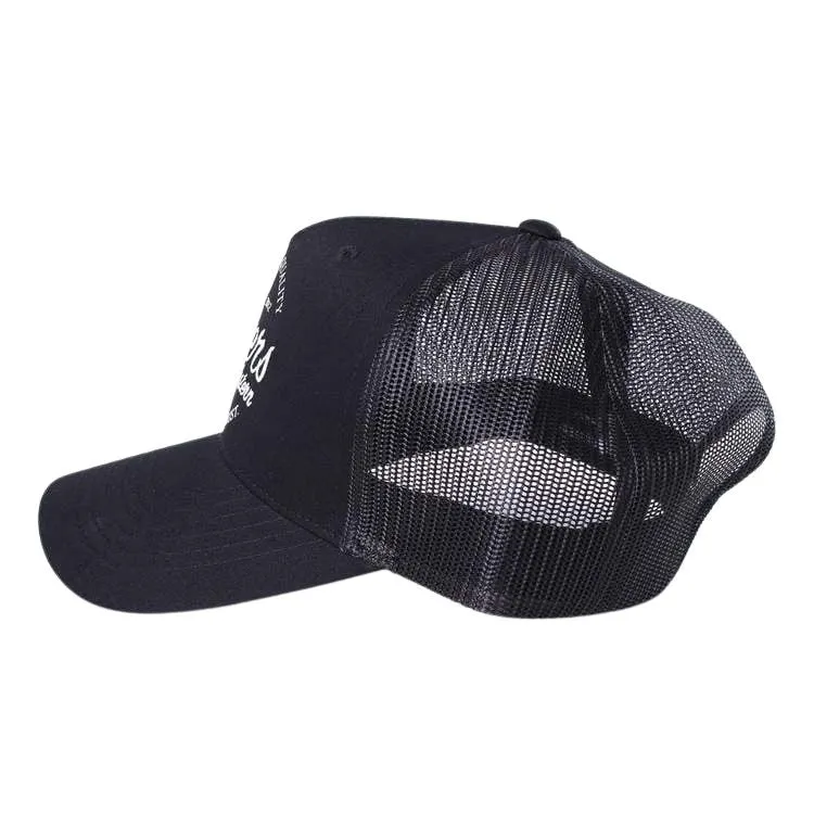 Ringers Western Boundary Trucker Cap - Jet Black